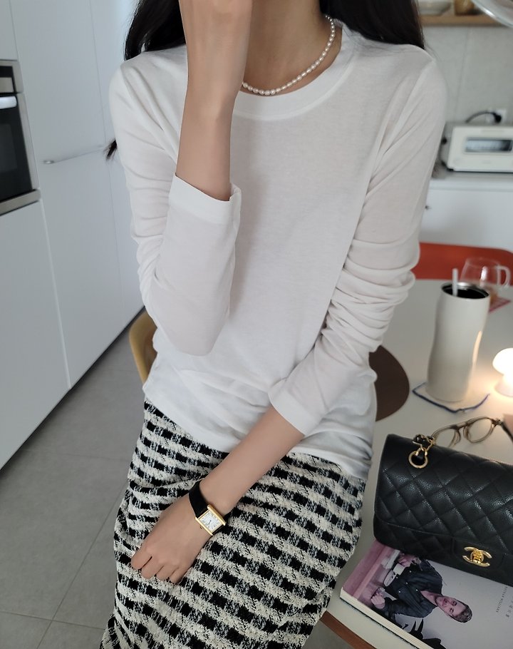 Wool Round Neck Tee by Allu for Women - view 1