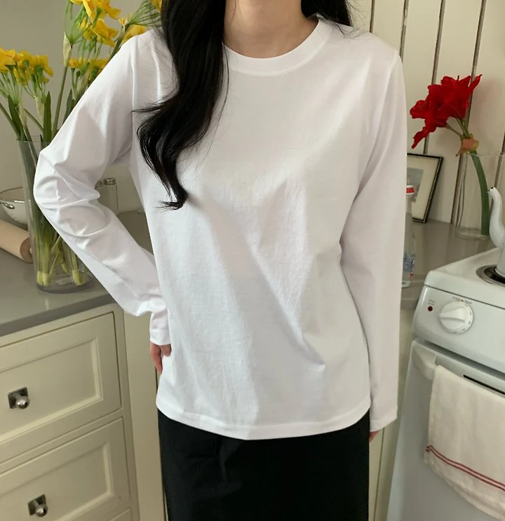 All Day Silket Long Sleeve Tee by Allu for Women - view 1