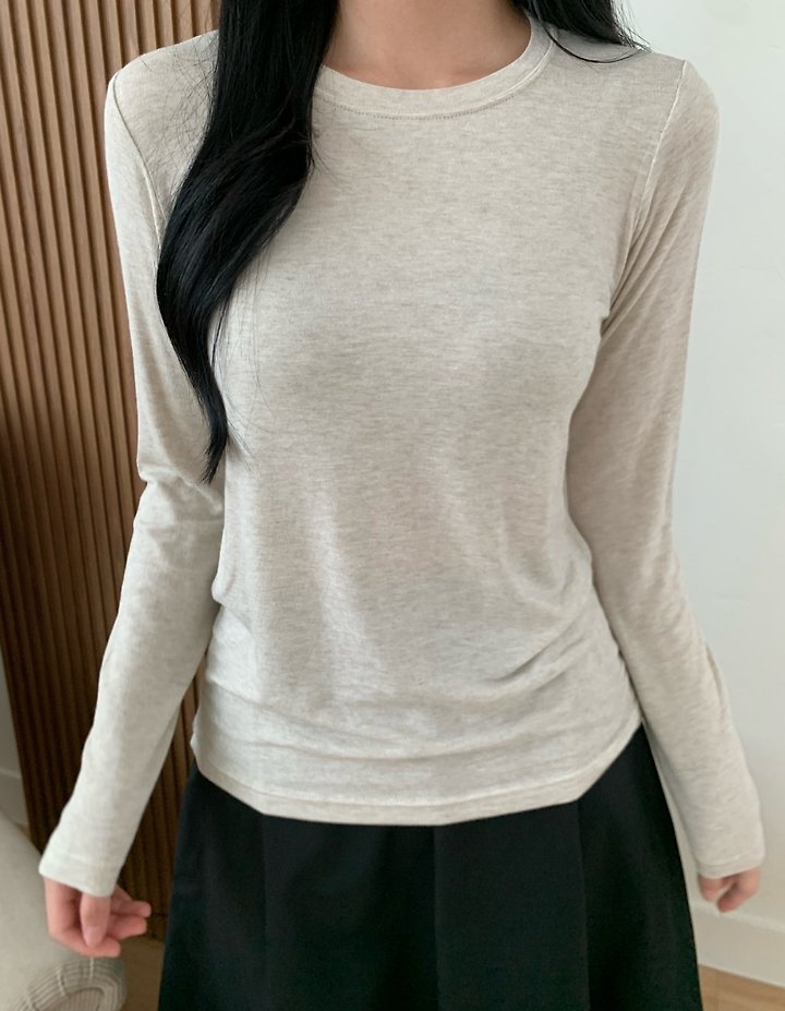 Wool Round Neck Tee by Allu for Women - view 3