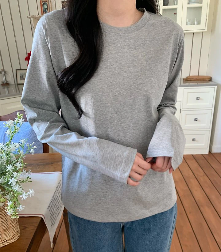 All Day Silket Long Sleeve Tee by Allu for Women - view 3