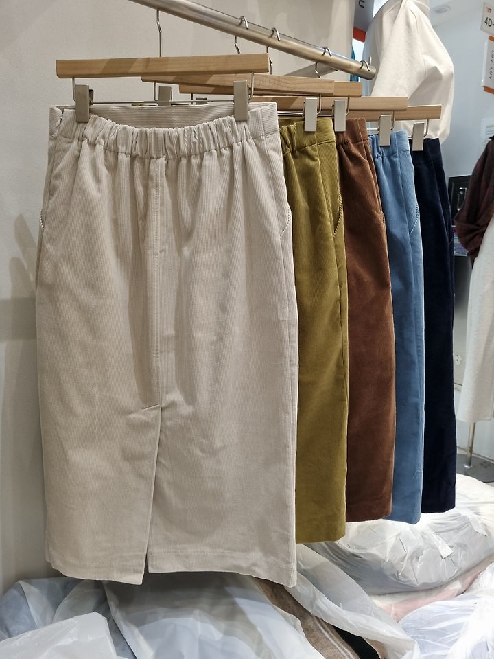 Corduroy Stretch Skirt by Allu for Women - view 2