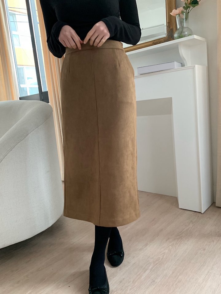 Suede Stretch Skirt by Allu for Women - view 2