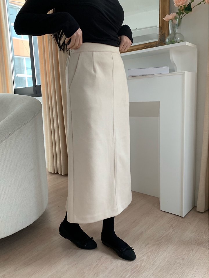Suede Stretch Skirt by Allu for Women - view 4