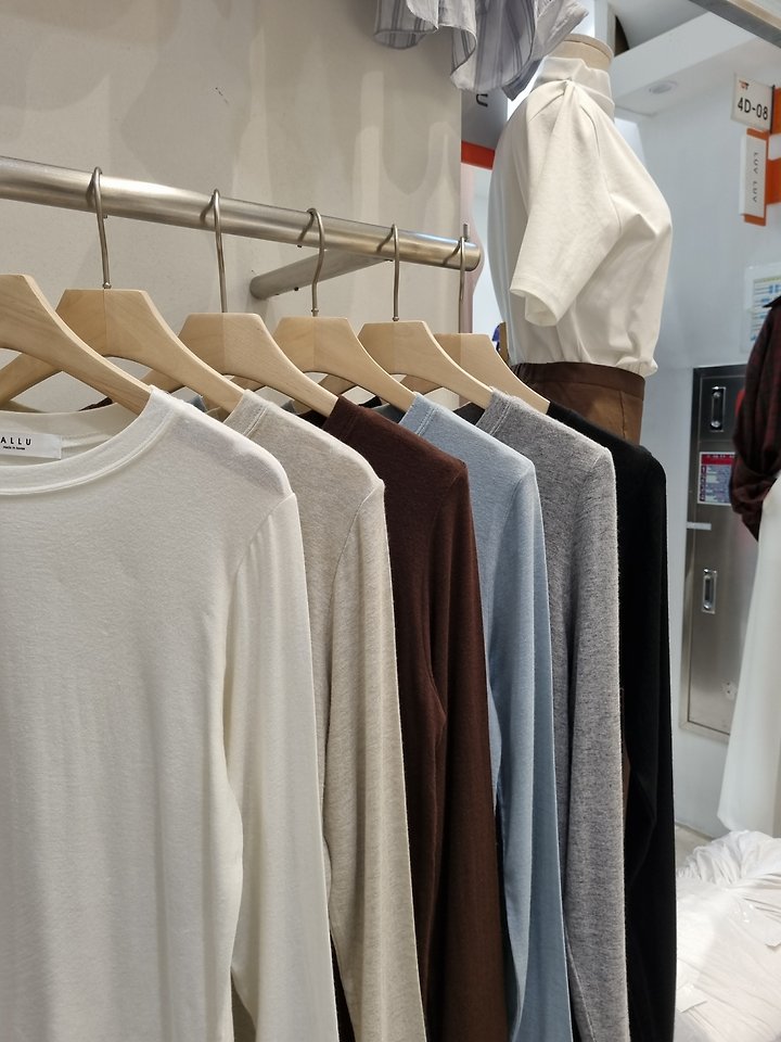 Wool Round Neck Tee by Allu for Women - view 8