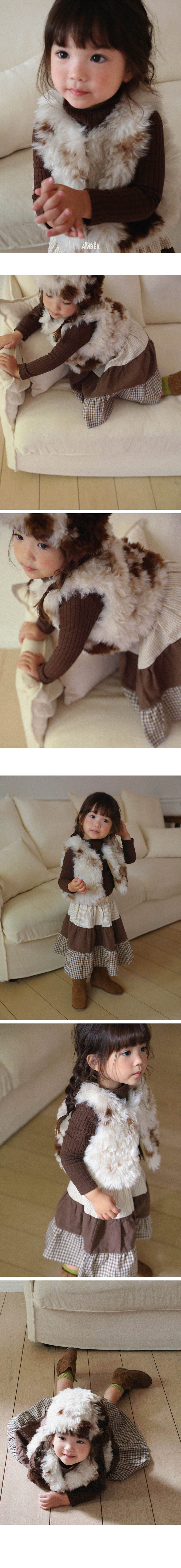 Coton Fur Vest by Amber for Child - view 2