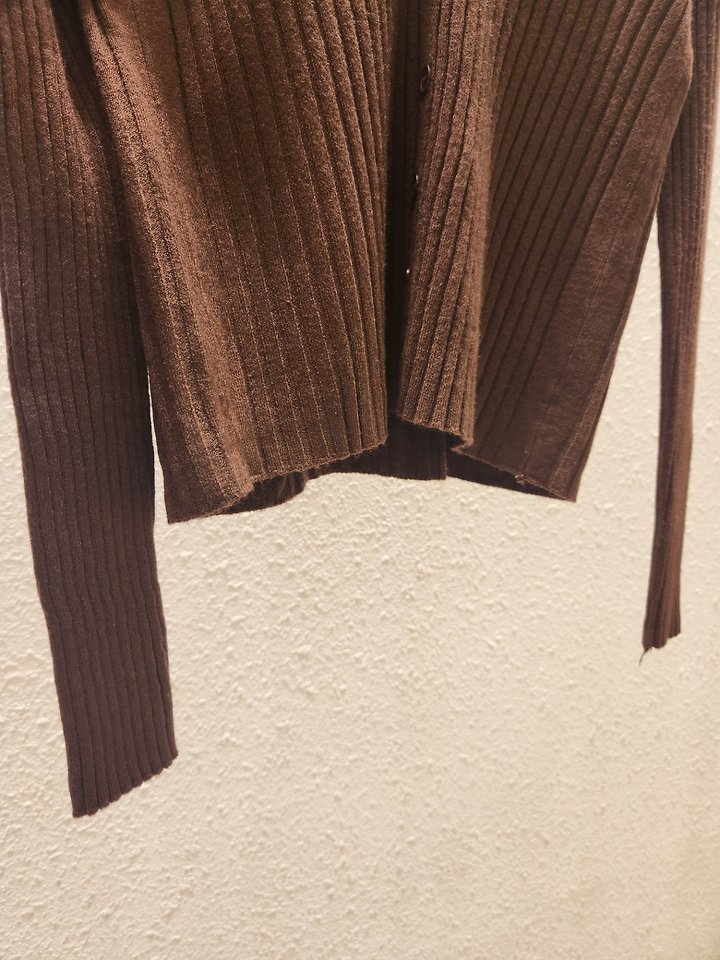 Ribbed V-Neck Cardigan by Another Plan for Women - view 8