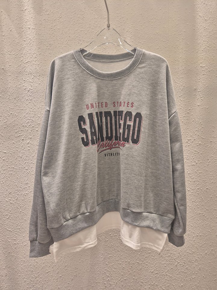 San Diego Color Block Sweatshirt by Another Plan for Women - view 2