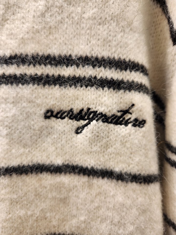 Lettering Embroidery Cardigan by Another Plan for Women - view 2