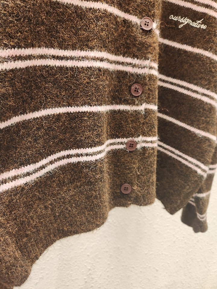 Lettering Embroidery Cardigan by Another Plan for Women - view 8