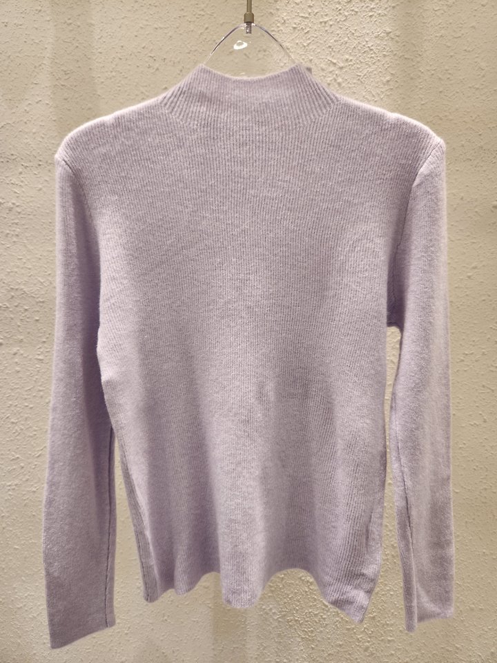 Plain Mock Neck Knit by Another Plan for Women - view 4