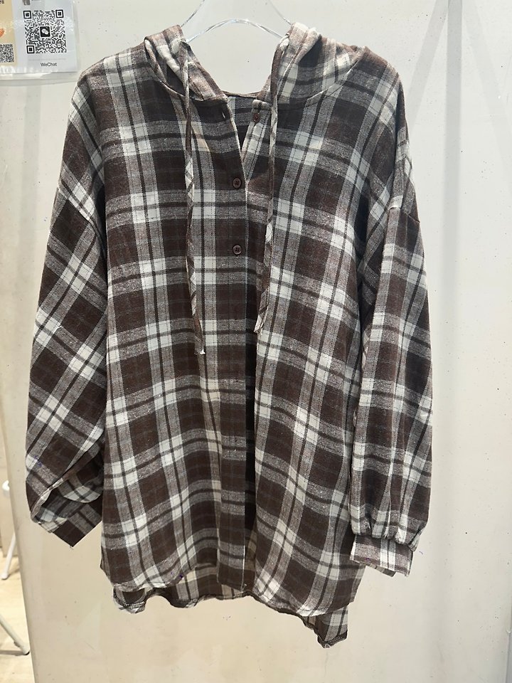 Hooded Flannel Shirt by Another Plan for Women - view 1