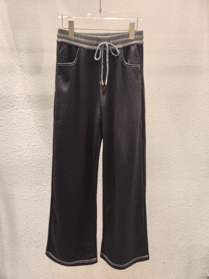Color Block Fake Denim Pants by Another Plan for Women - view 2