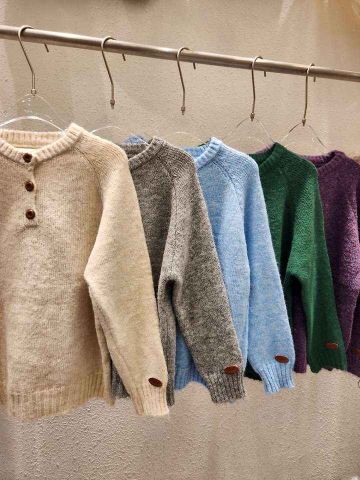 Color Henley Neck Knit by Another Plan for Women - view 1