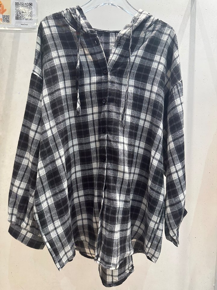 Hooded Flannel Shirt by Another Plan for Women - view 3