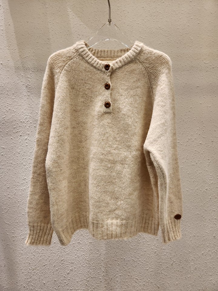 Color Henley Neck Knit by Another Plan for Women - view 2
