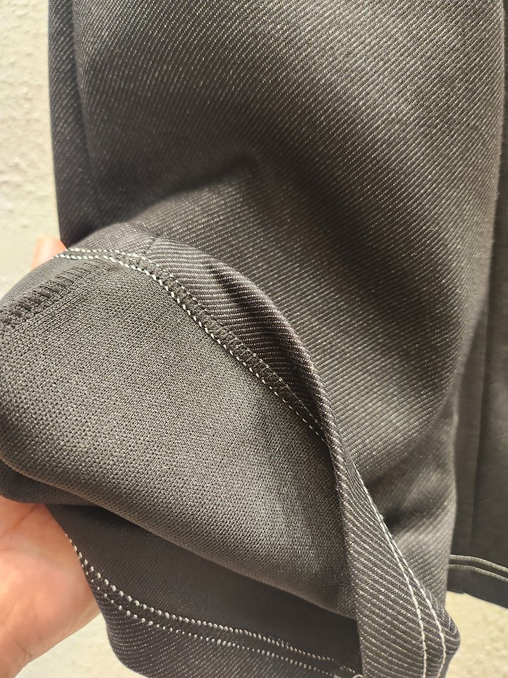 Color Block Fake Denim Pants by Another Plan for Women - view 5