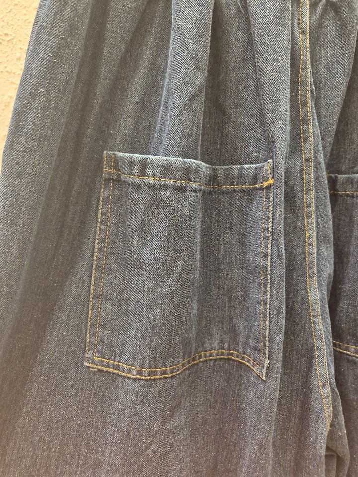 Banding Balloon Denim Pants by Another Plan for Women - view 7