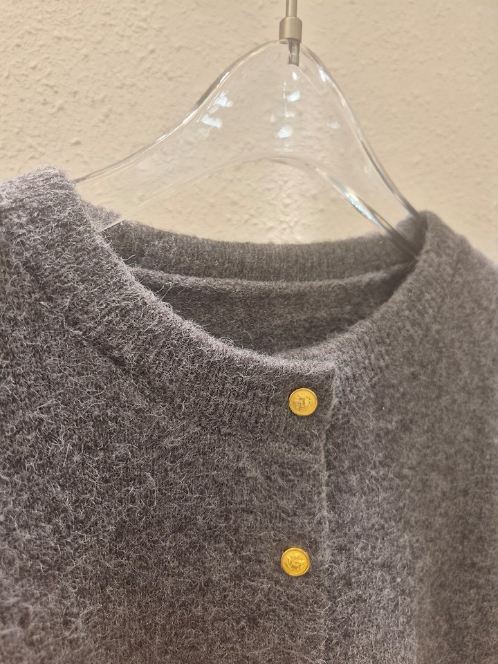 G Button Round Cardigan by Another Plan for Women - view 5