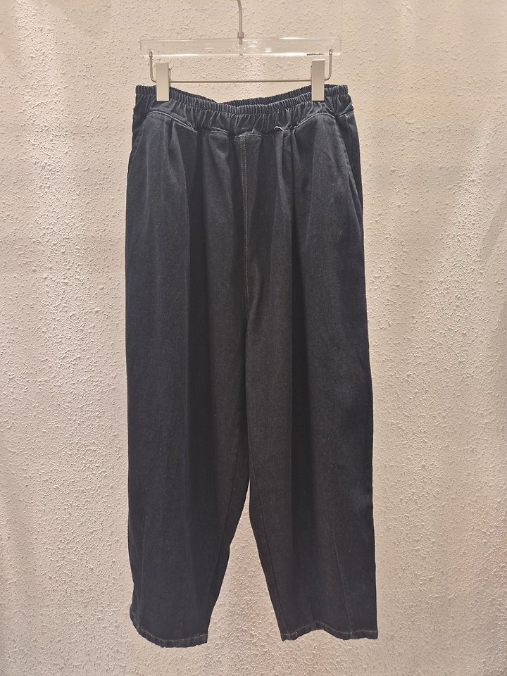Banding Balloon Denim Pants by Another Plan for Women - view 2