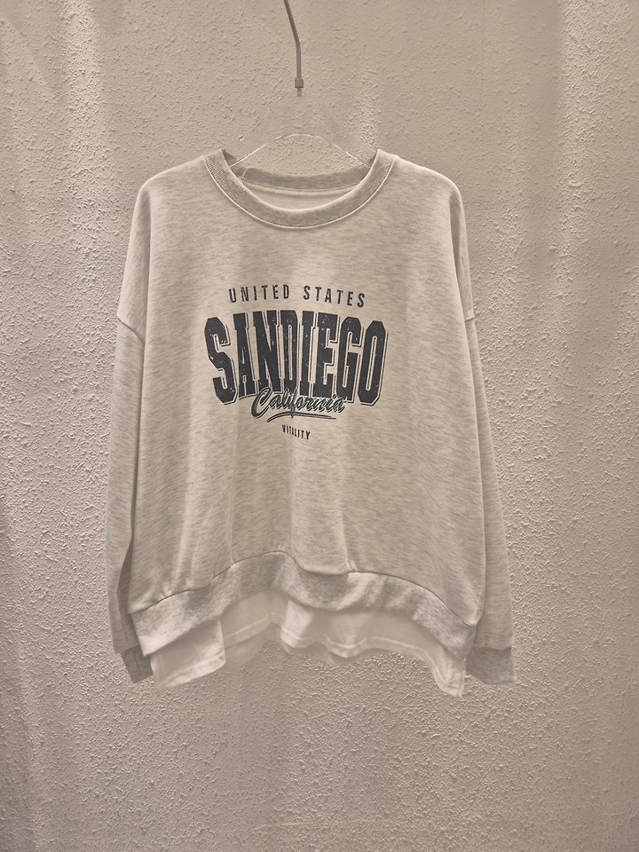 San Diego Color Block Sweatshirt by Another Plan for Women - view 1