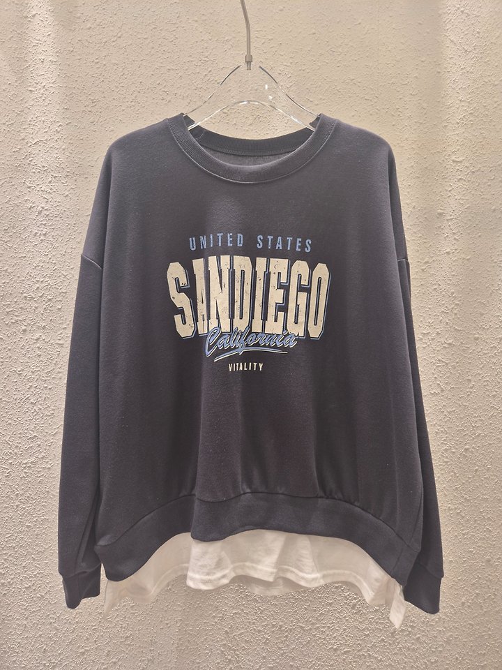 San Diego Color Block Sweatshirt by Another Plan for Women - view 3
