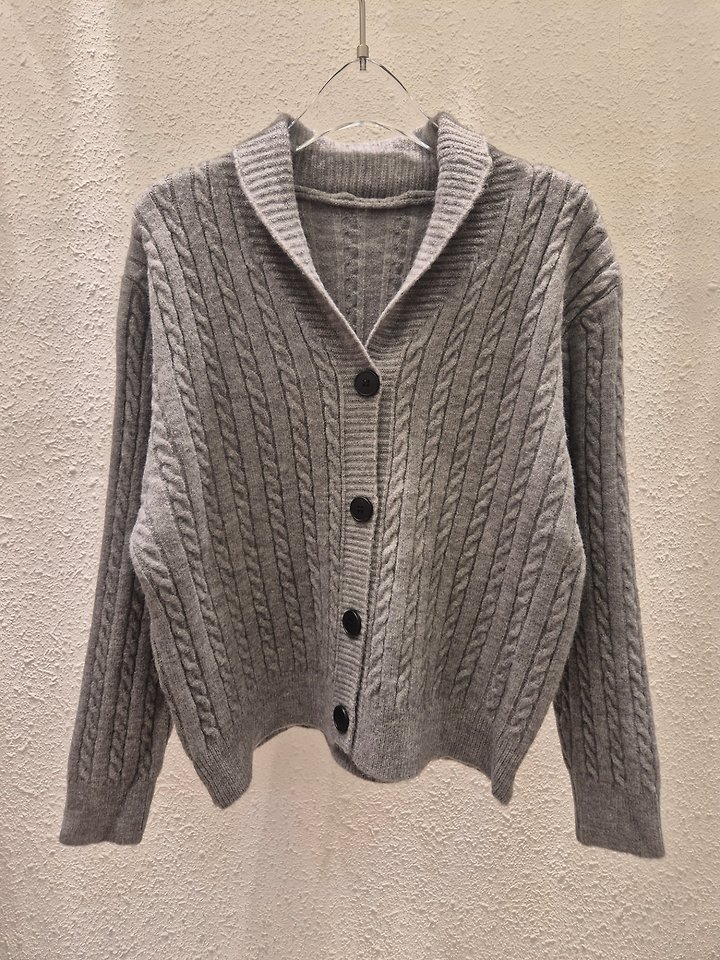 Ribbed Shoulder Cardigan by Another Plan for Women - view 2