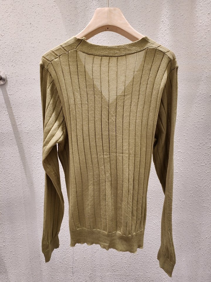 Slim Fit Ribbed Cardigan by Another Plan for Women - view 9