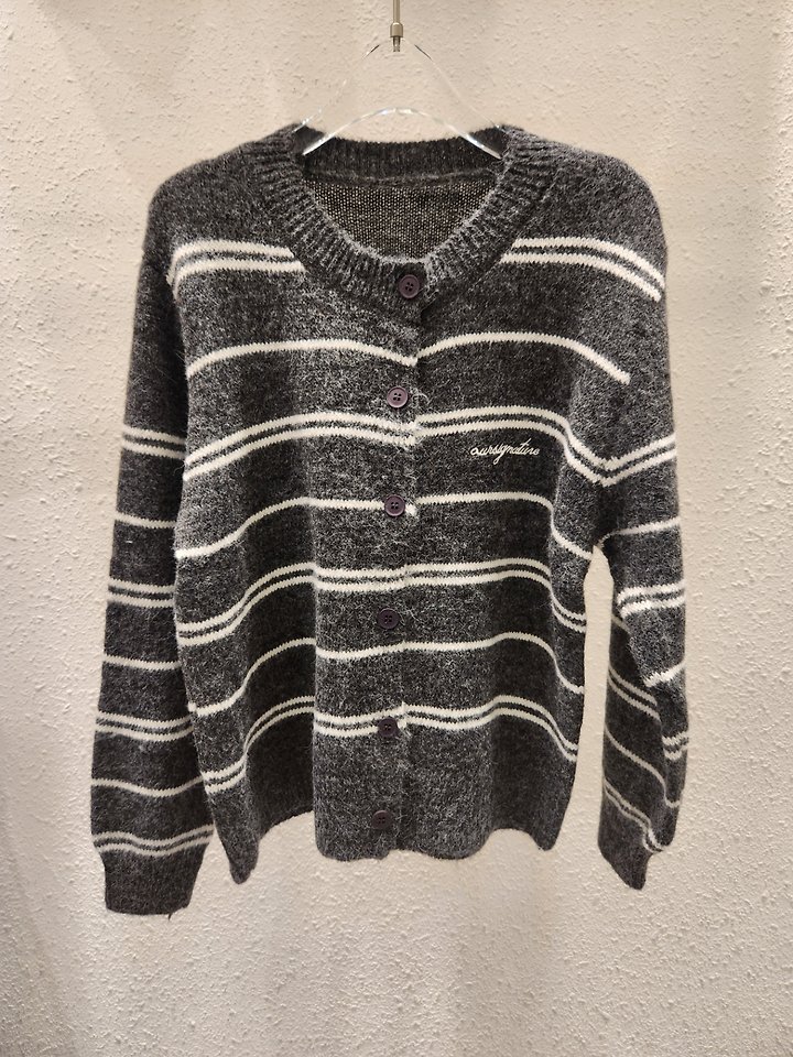 Lettering Embroidery Cardigan by Another Plan for Women - view 3