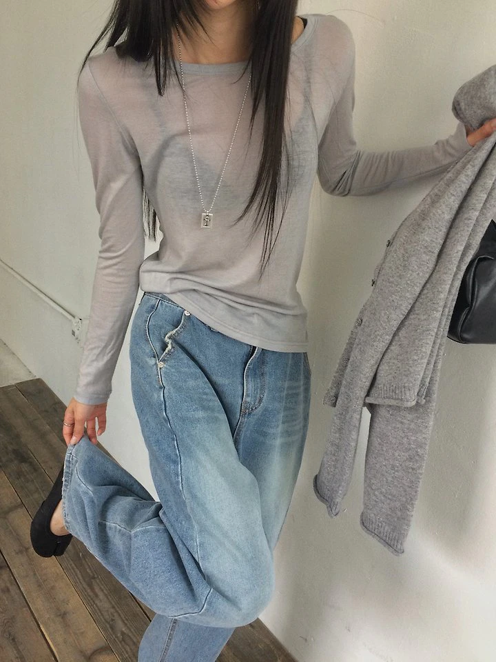 Save Slit Tee by Anou for Women - view 3
