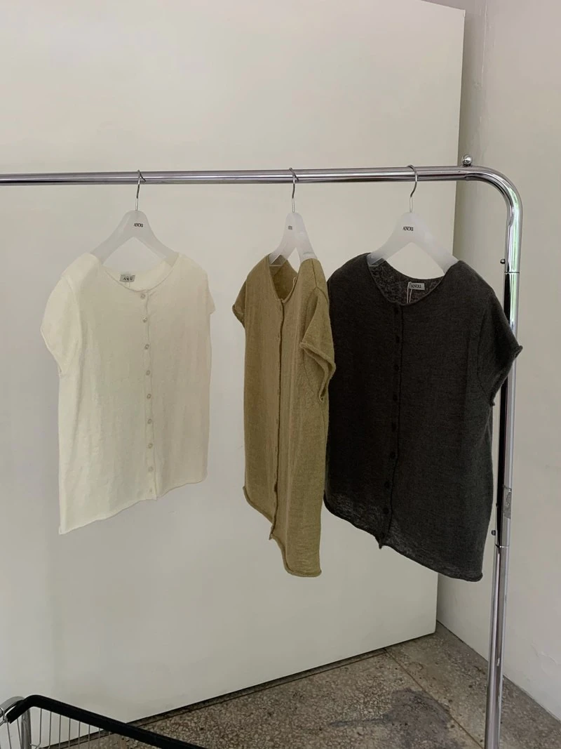 Nana Cap Knit Top by Anou for Women - view 12