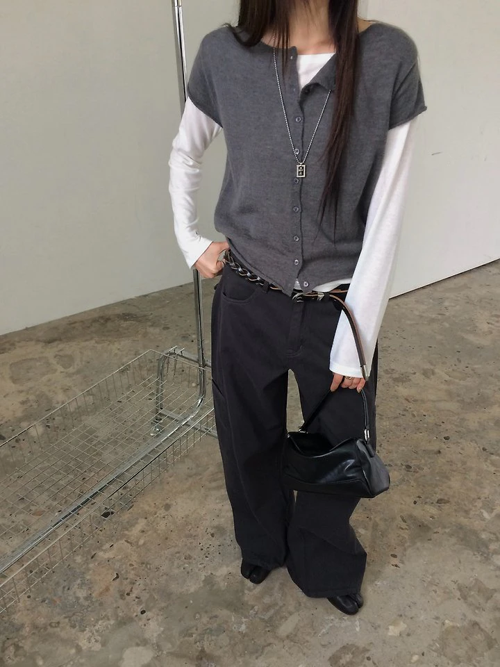 Nana Cap Knit Top by Anou for Women - view 2
