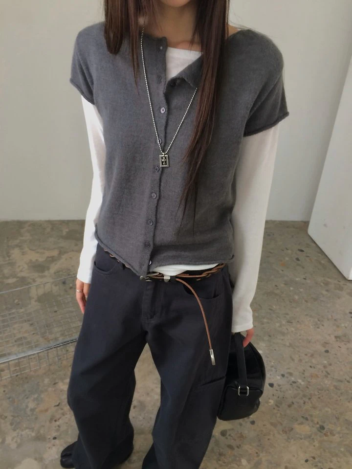 Nana Cap Knit Top by Anou for Women - view 4