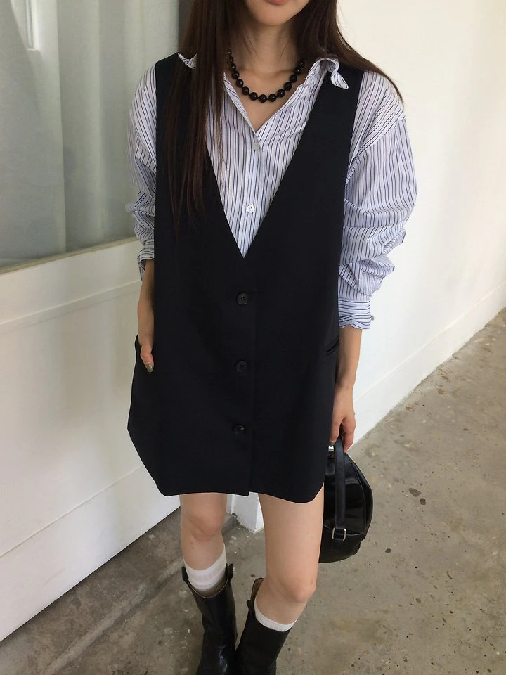 Kinder Vest by Anou for Women - view 8