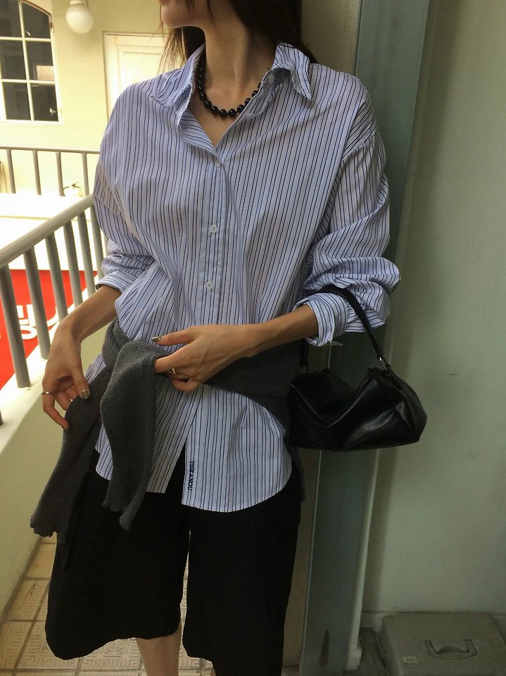 Cabo Stripe Shirt by Anou for Women - view 3