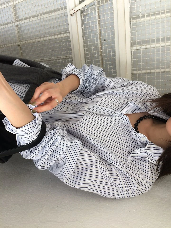 Cabo Stripe Shirt by Anou for Women - view 6