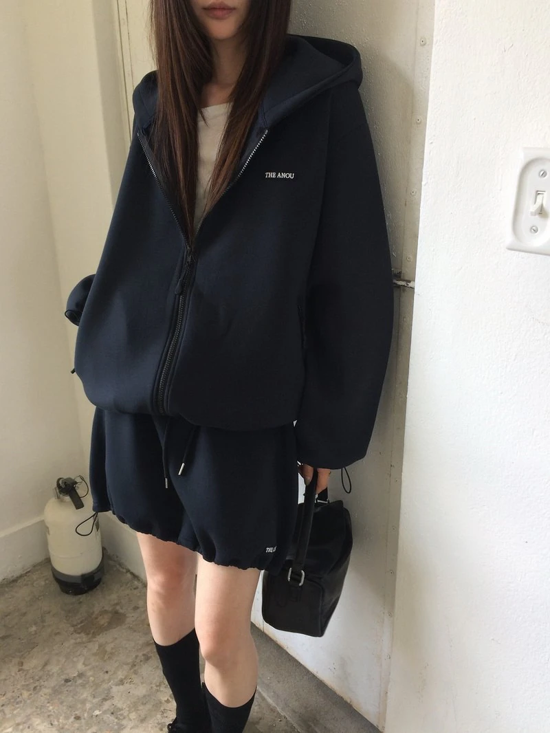 Fluppy Hood Zip-up by Anou for Women - view 10