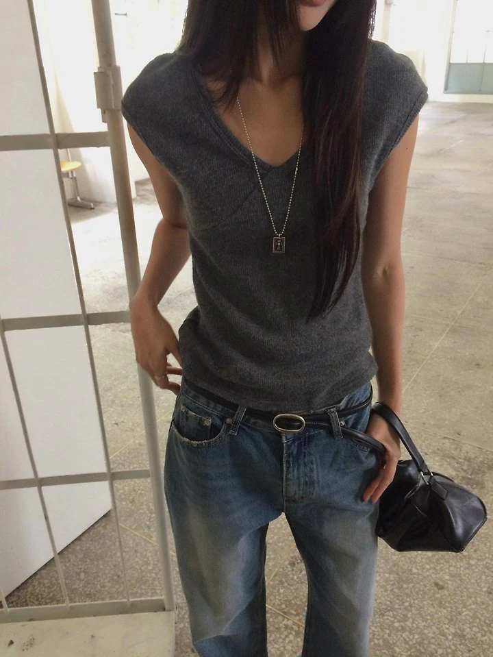 Mono Sleeveless Top by Anou for Women - view 7