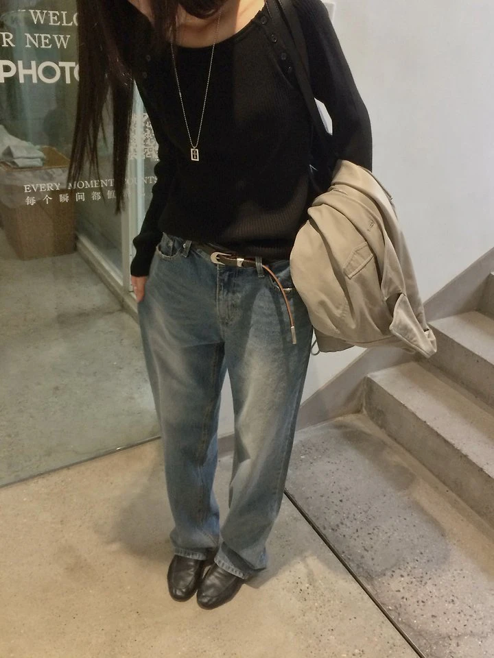 Bruno Damage Denim Pants by Anou for Women - view 5
