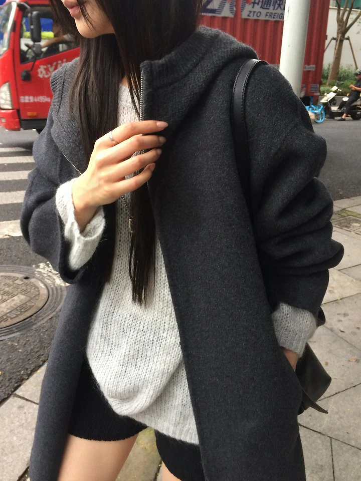Heaven Hood Handmade Coat by Anou for Women - view 2