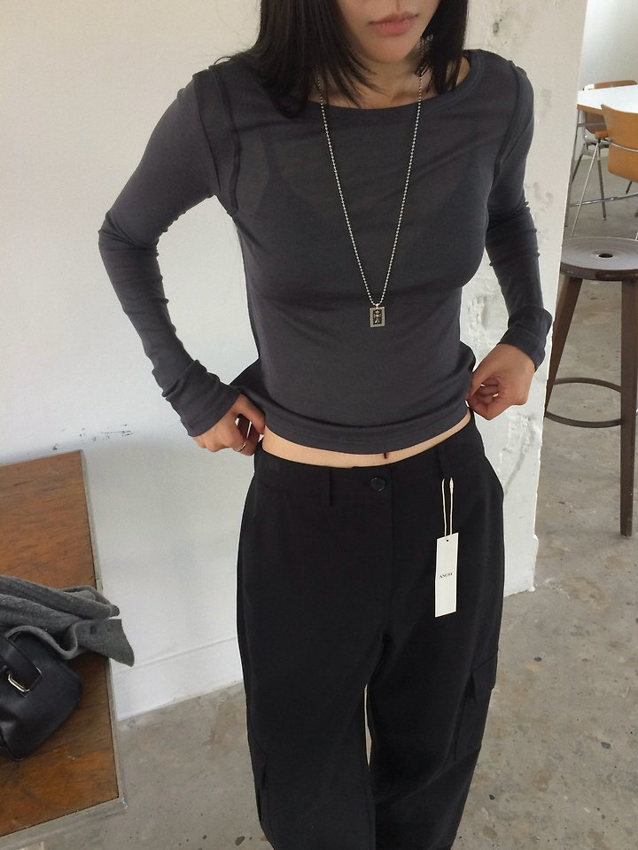 Air See Through Tee by Anou for Women - view 11