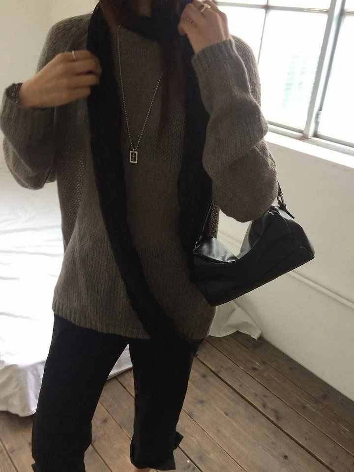 Grain Slit Knit Pullover by Anou for Women - view 10