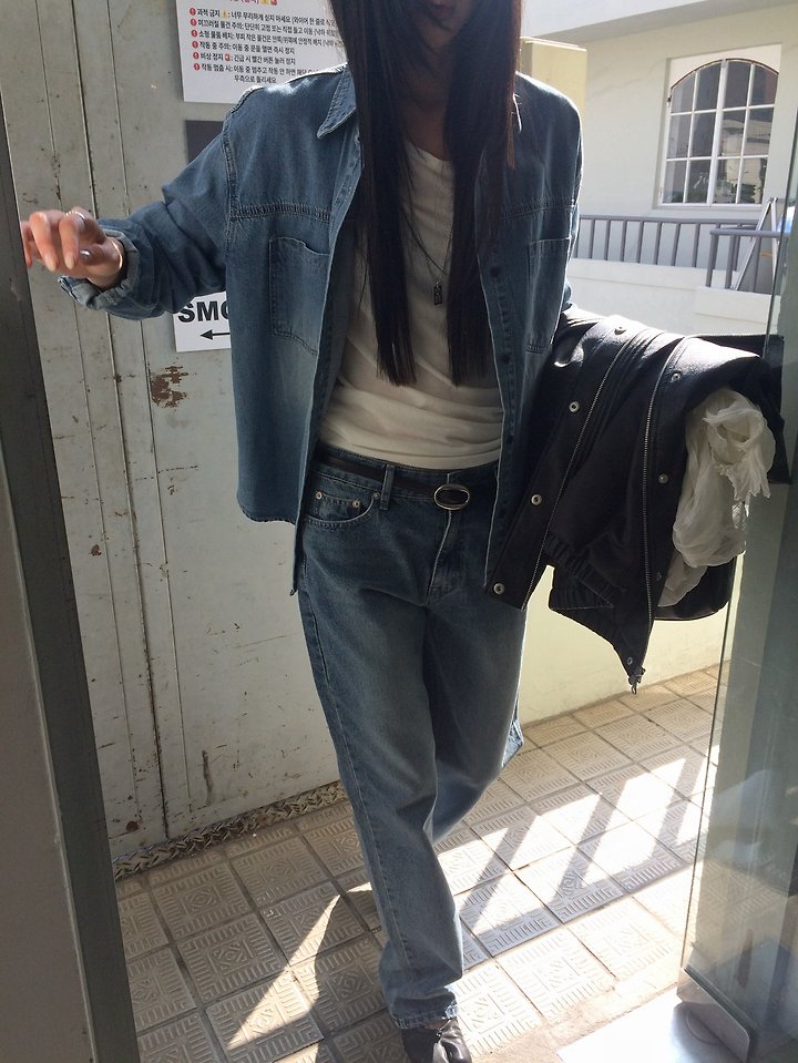 Eddie Denim Shirt by Anou for Women - view 8