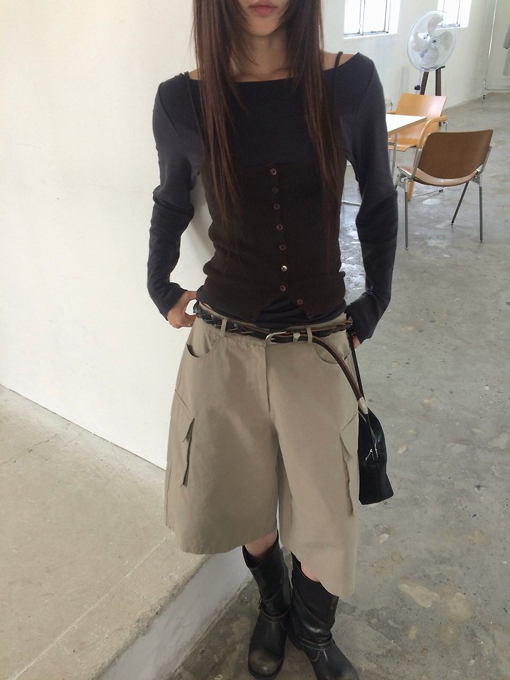 Hunter Cargo Bermuda by Anou for Women - view 5