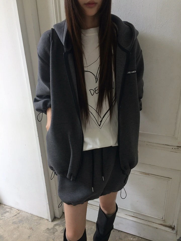 Fluppy Hood Zip-up by Anou for Women - view 3
