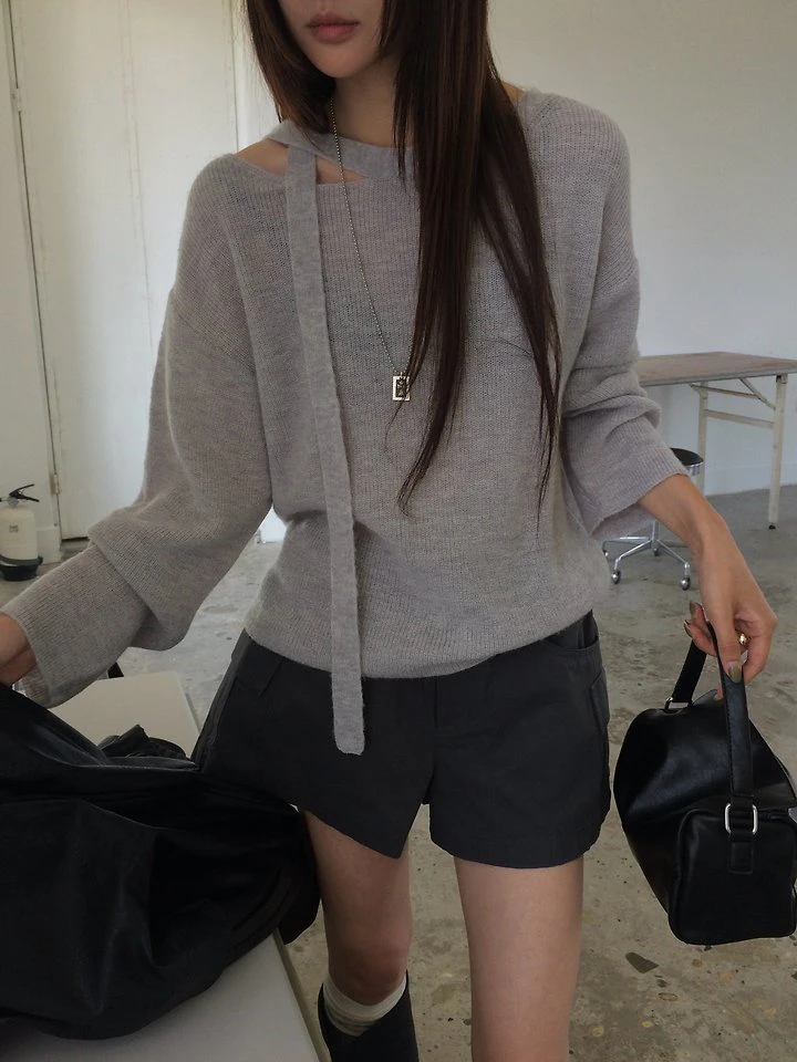 Sophie Strap Knit Top by Anou for Women - view 7