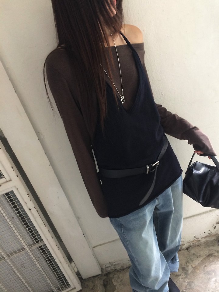 Coco Holter Knit Top by Anou for Women - view 11