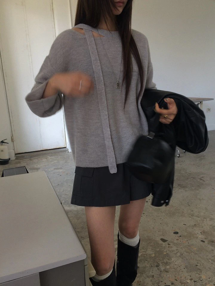 Sophie Strap Knit Top by Anou for Women - view 9