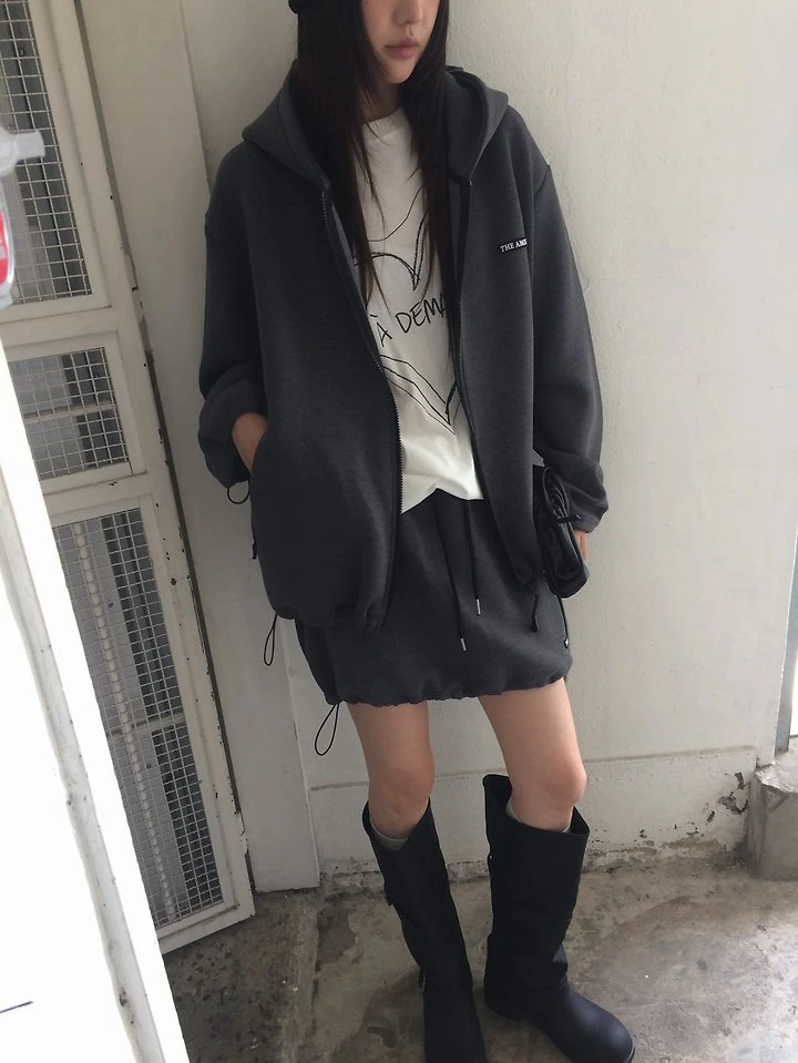 Fluppy Hood Zip-up by Anou for Women - view 7