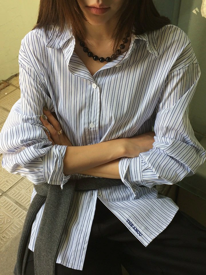 Cabo Stripe Shirt by Anou for Women - view 9