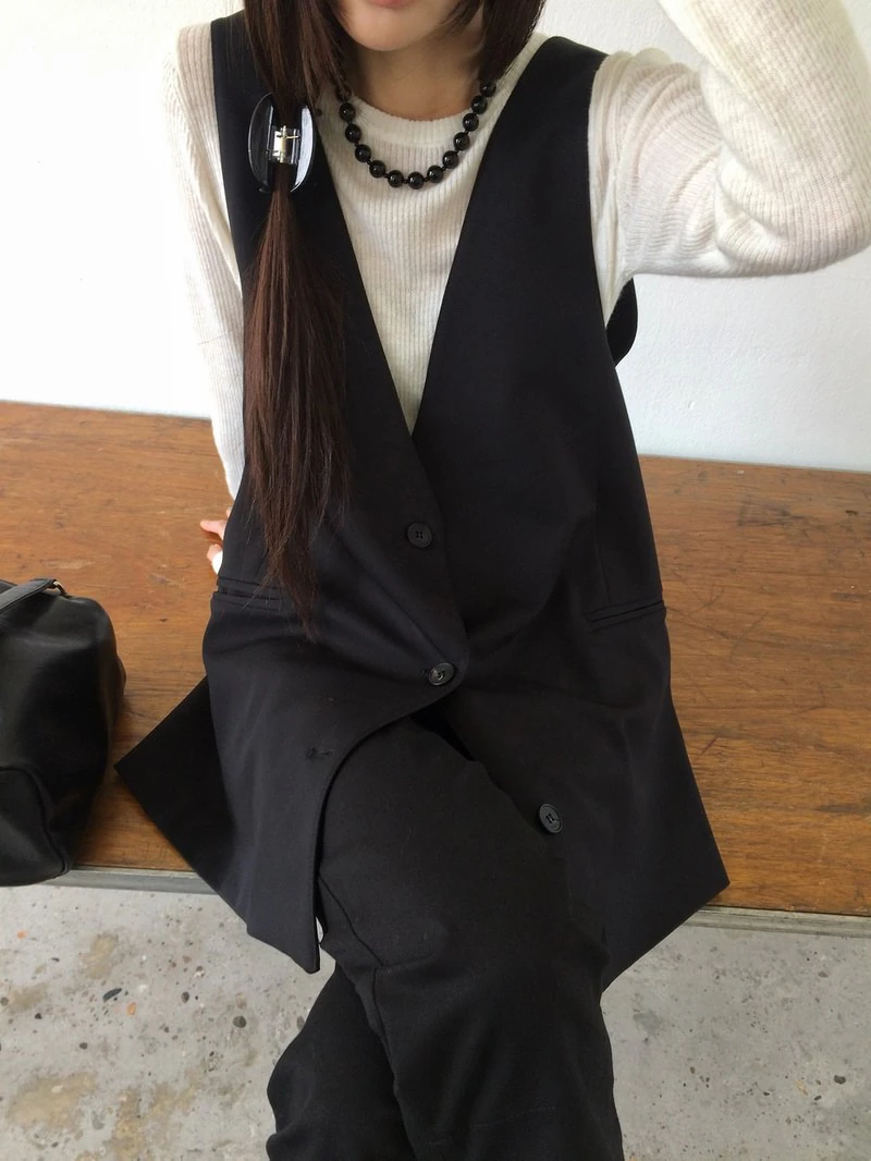 Kinder Vest by Anou for Women - view 11